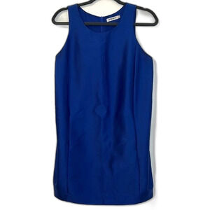 Stelen Cobalt Blue Silky Tent Mini Party Dress Sz 2